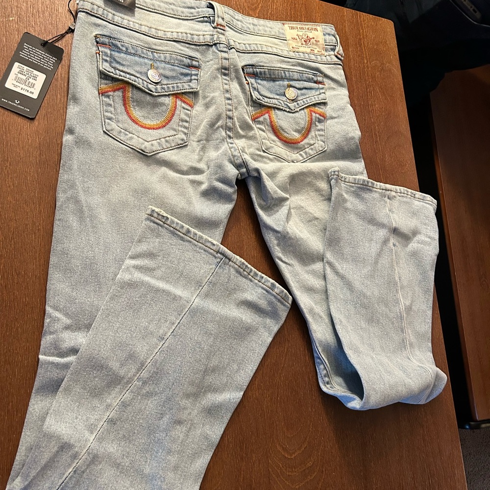 True religion Joey low rise woman flare ombré zig zag